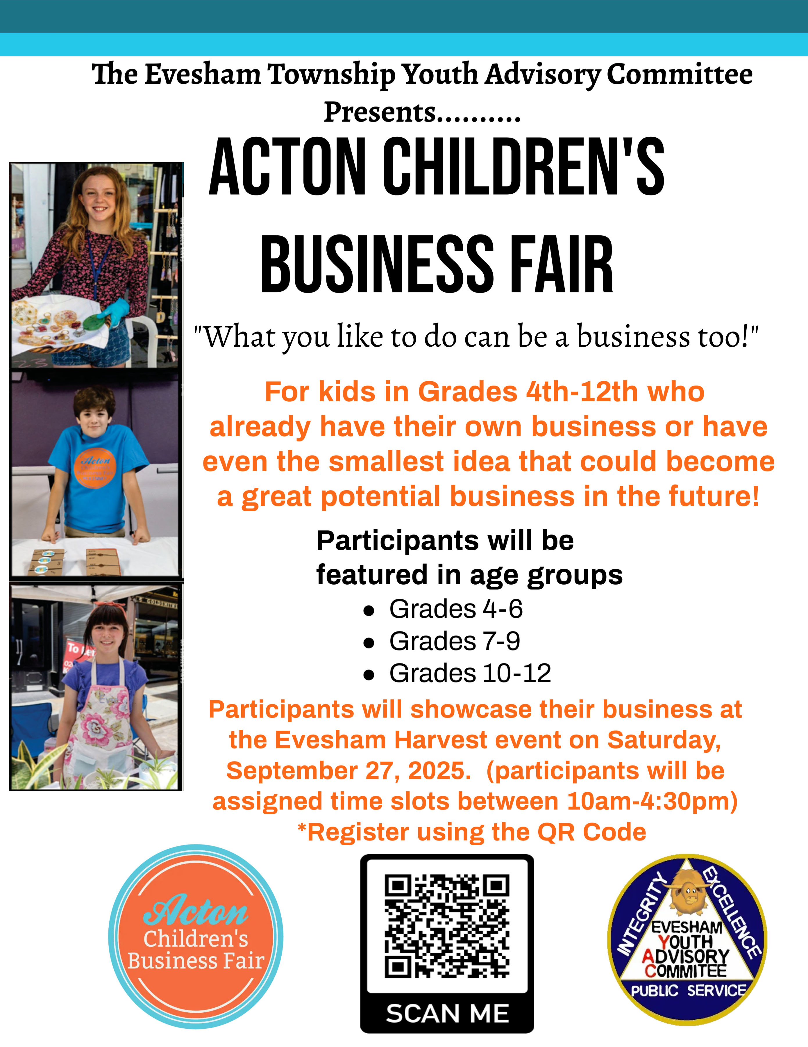Childrens Business Fair Flyer 2025