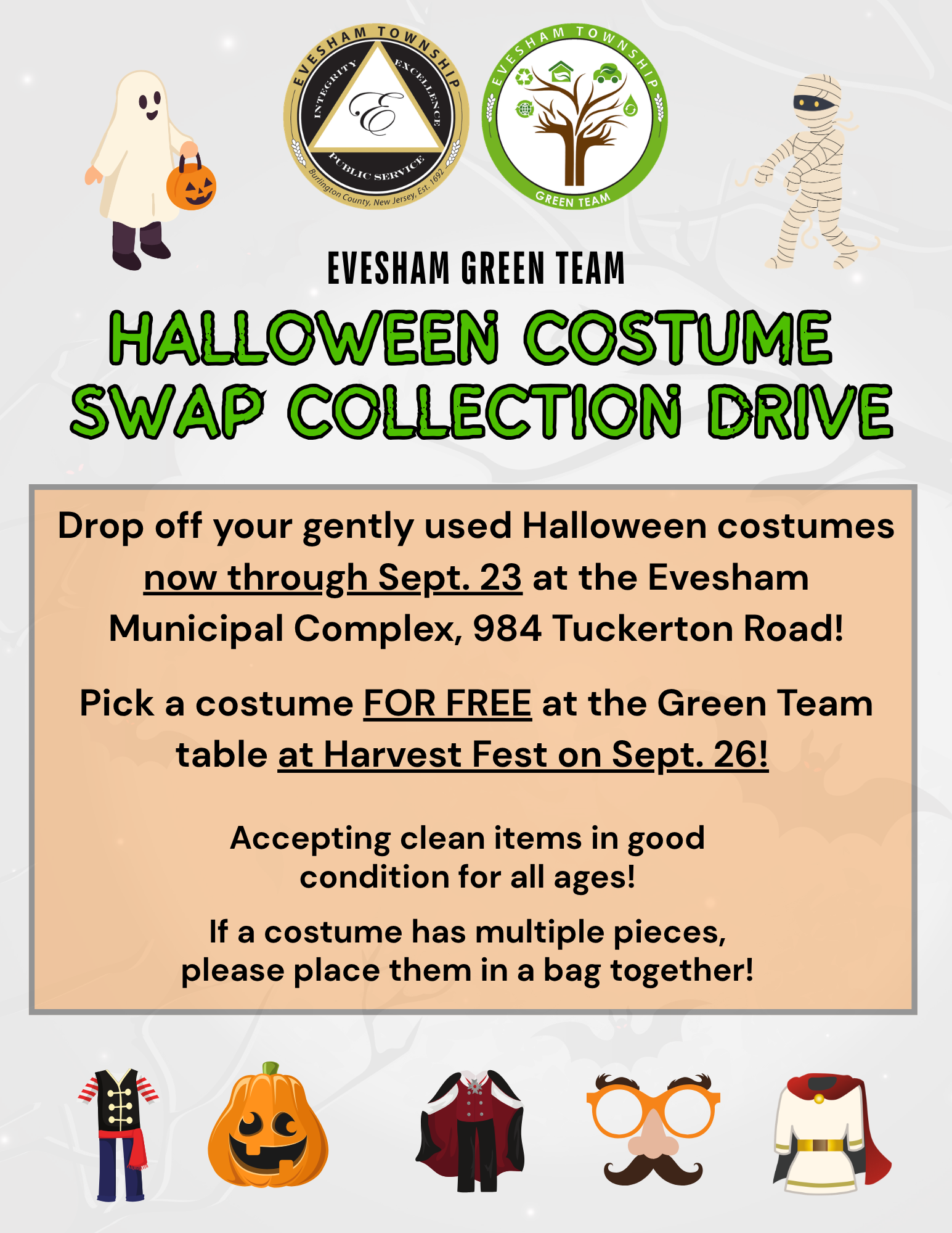 Costume Swap Draft Flyer