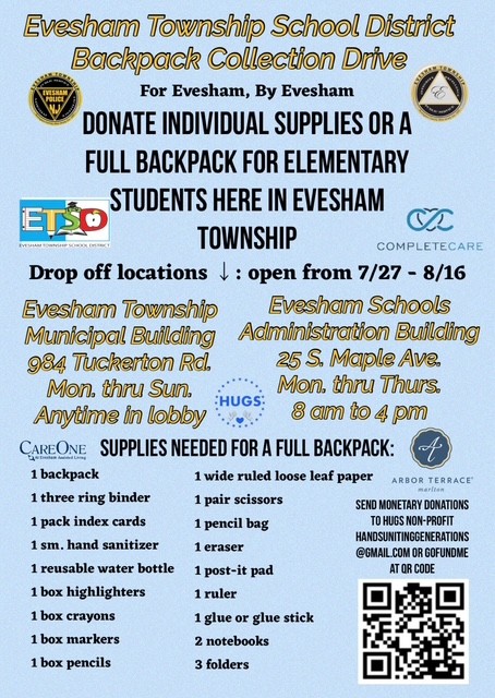 HUGS Collection Drive