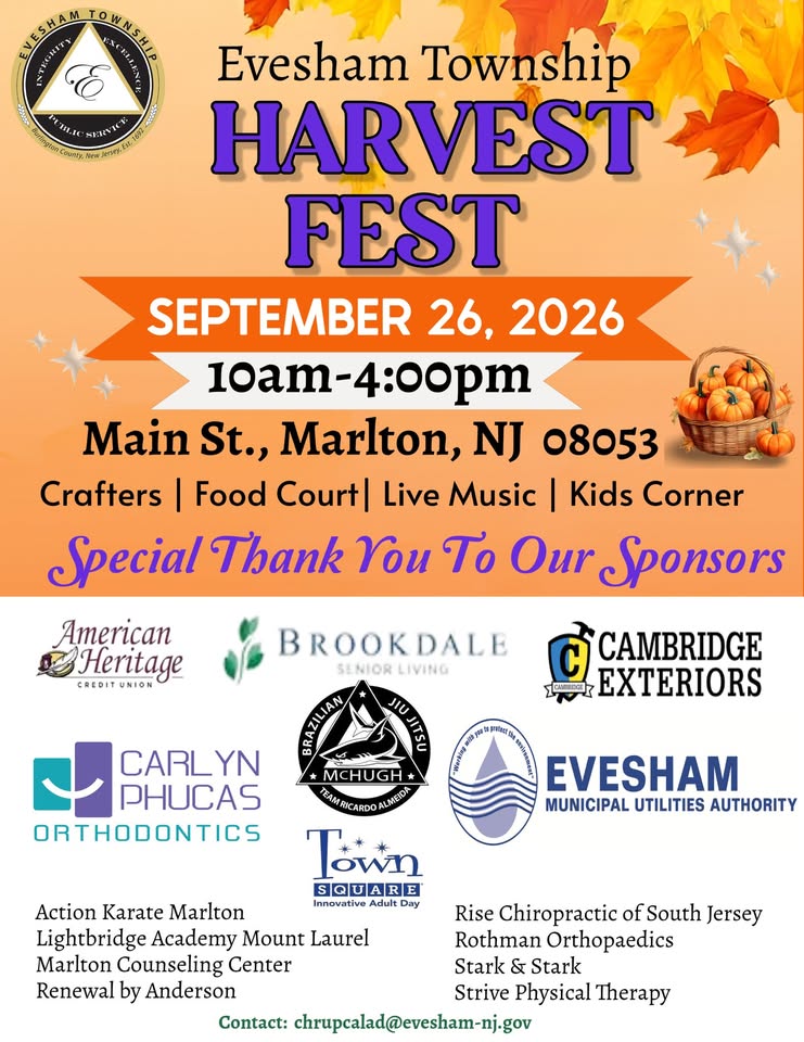 Harvest Fest 2026 Flyer Web Sponsors
