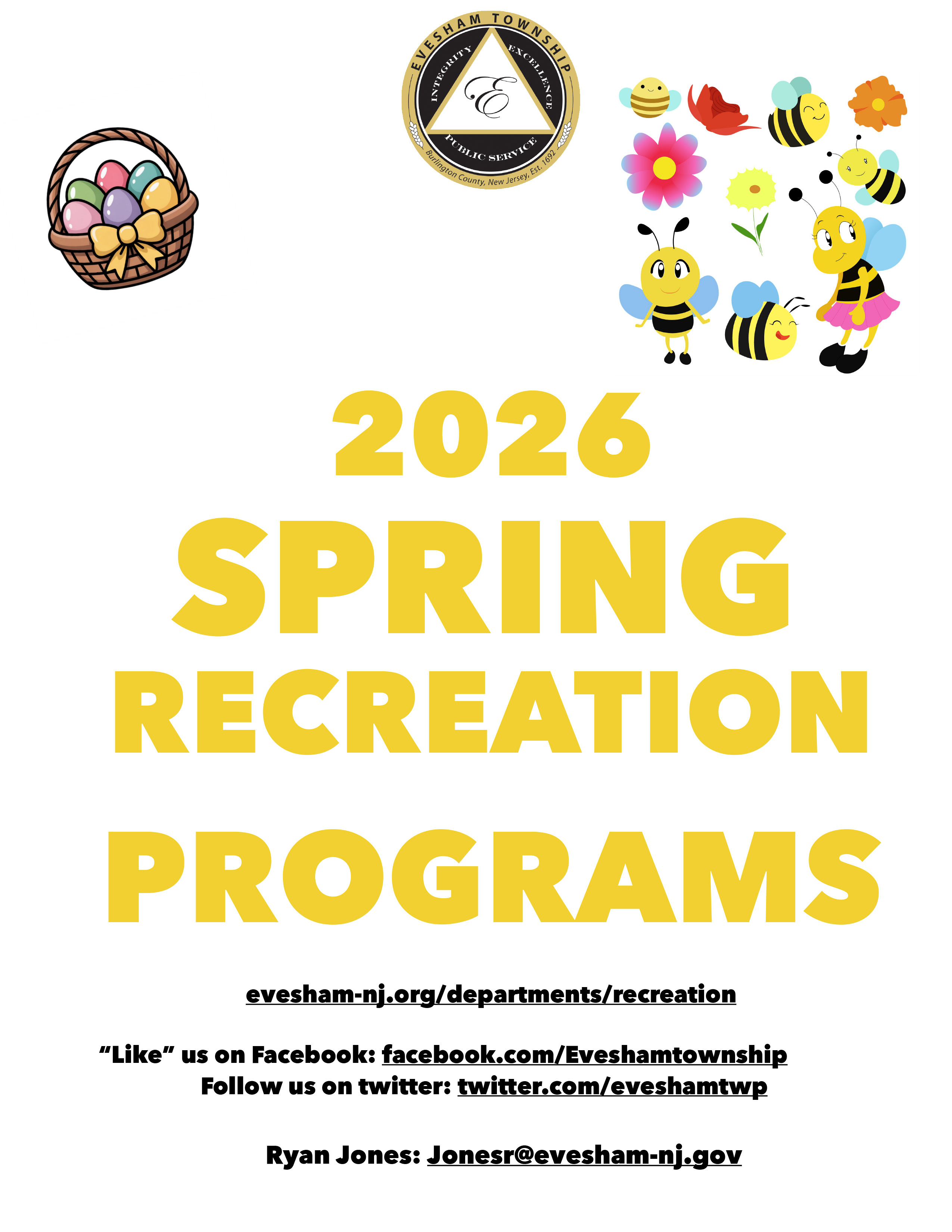 Spring 2026 Recreation Programs Brochure 1